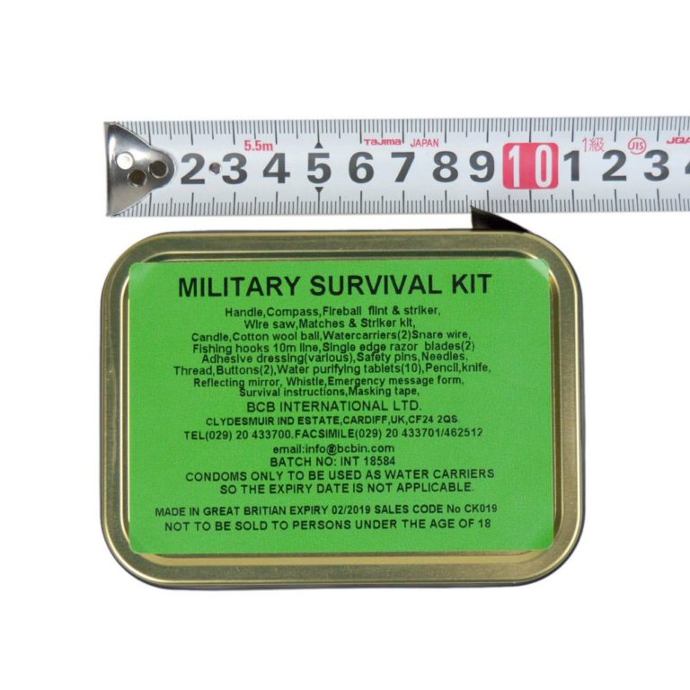 BCB Military Survival Kit, NATO Approved Adventure Pro Zone