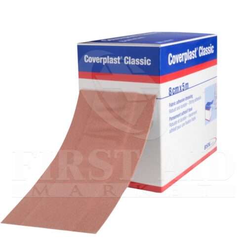 Coverplast Fabric Dressing Strip 8 cm x 5 m, Heavyweight